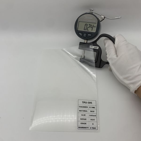 Film anti rayures auto-guérisseur 9,5 mil hauteur film de protection de peinture TPU