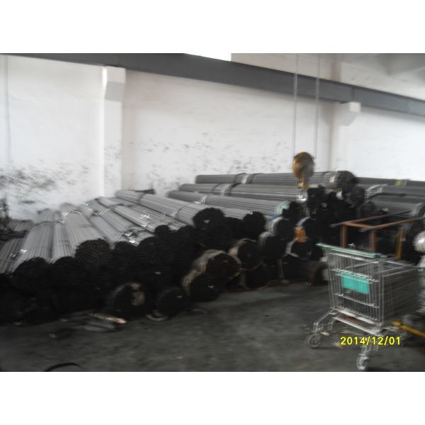 Guardrail Ladder Scaffolding Frames Shot Blasting Colored Powder Coated For Construction