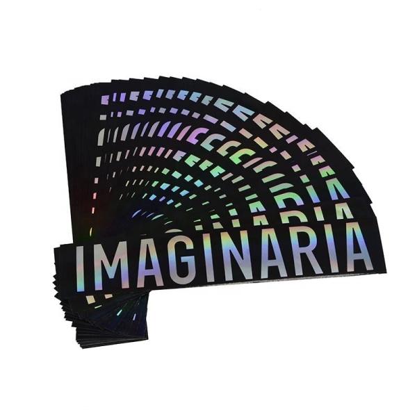 Die Cut Offset Printing Stickers Reflective Rainbow Custom Holographic Stickers