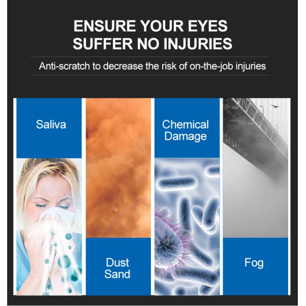 Surgical PPE Safety Glasses Anti Fog Protective Safety Goggles For Chemical