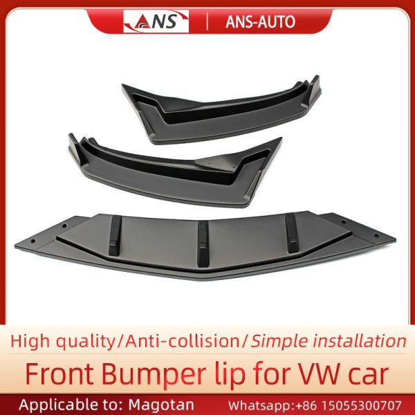 ABS Anti Collision Car Front Bumper Lip For Volkswagen 17-20 Magotan