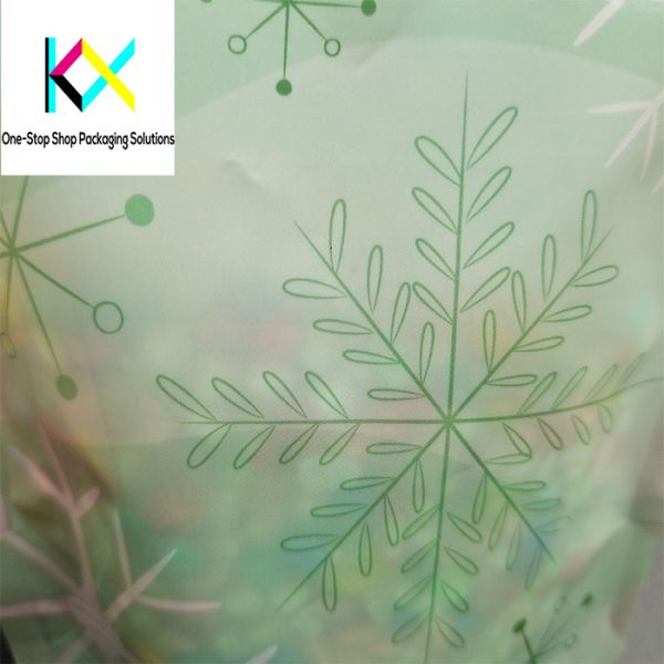 Customizable Plastic Pouch Bags Spot UV Zipper Food Packaging Pouch for Commodity