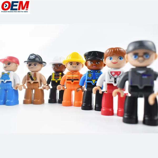Personagem personalizada do trabalhador Homem Figura Modelo Brinquedos Professora Estudante Polícia Trabalhador de Construção Brinquedos Personalizados