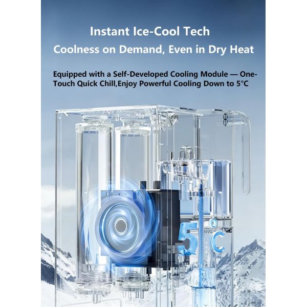 Dual Channel Desktop RO Water Purifier Tankless