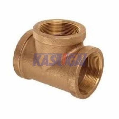 THD Copper Nickel Fittings ASTM B467 C71500 Forged Threaded Straight Tee
