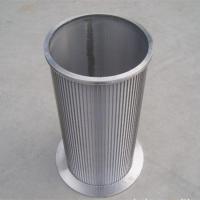 filtro de tela de aço inoxidável do fio de 316L Mesh Screen Wedge Johnson Vee