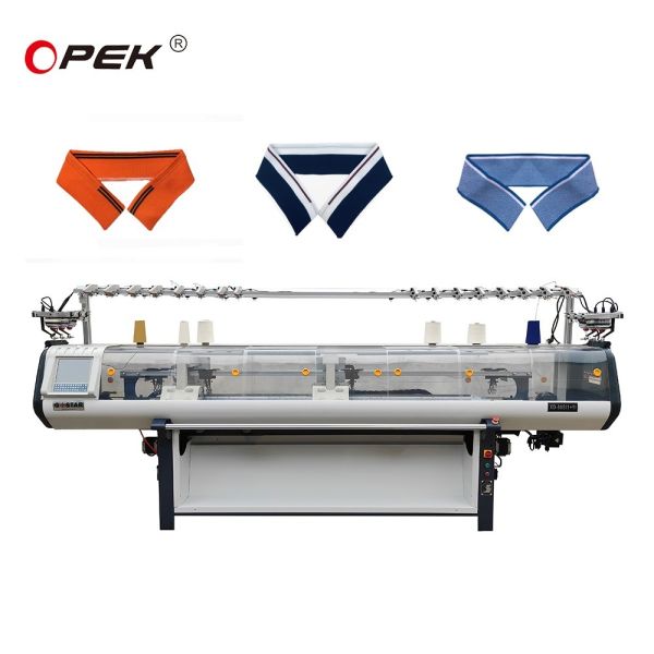 Durable Single System Warp Knitting Style Computerized Jacquard Flat Knitting Machine