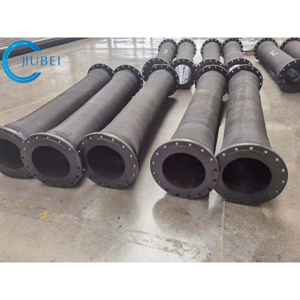 6 Inch 15 Inch Flexible Rubber Discharge Hose Pipe Industrial Hydraulic Rubber Suction