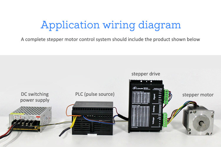 Lichuan 3A DC Closed Loop Stepper Motor Drivers Kit 3.5N.m 2 Phase Nema24 DC24V~50V 4.0/5.0/5.8A 1000PPR