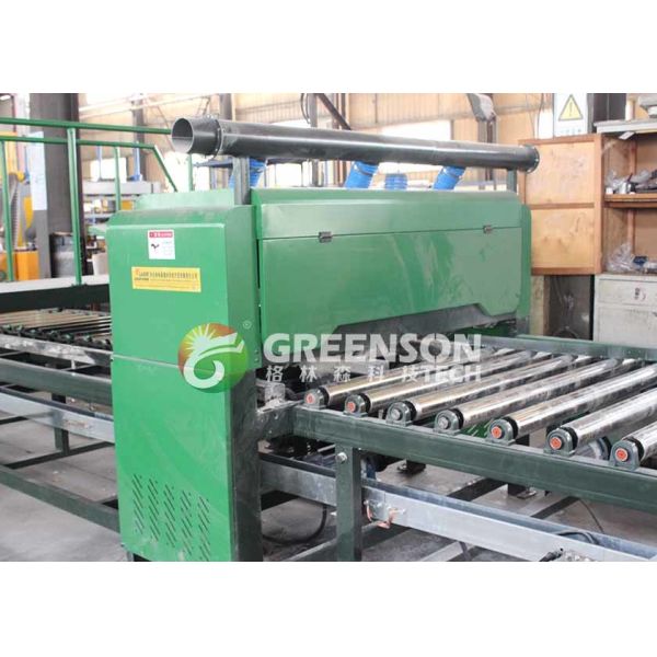 Línea de producción de tejas de yeso de 1230 mm de ancho Fabrica de máquinas de fabricación