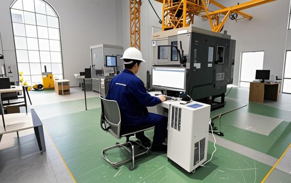 Unidad de aire acondicionado con termostato ajustable