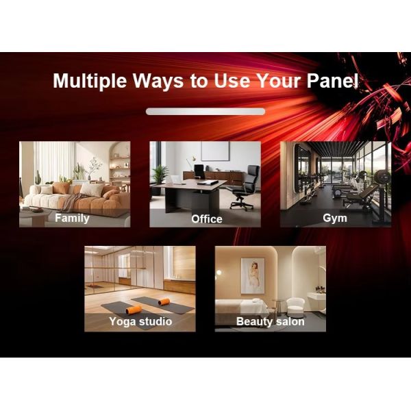 5wavelengths 1000W 210pcs LED Lamps Infrared Red Light Therapy Panel Device