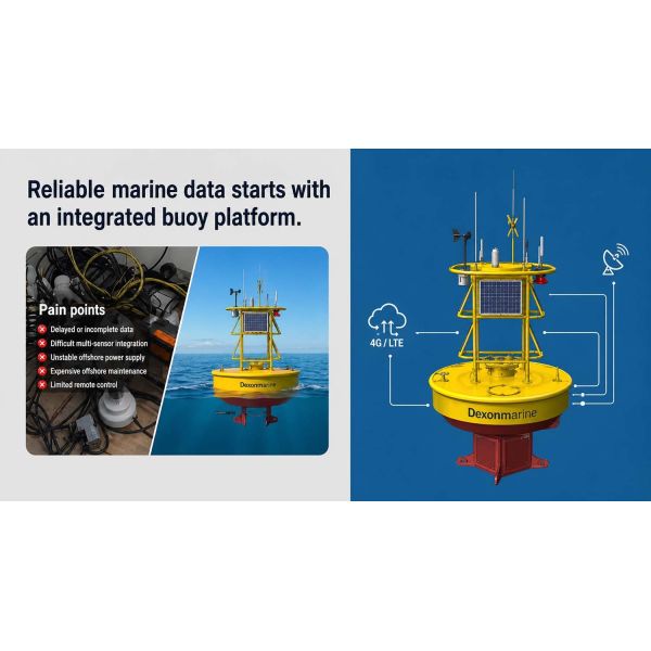 3m to 10m Multifunctional Smart Data Buoy System for Real-Time Ocean Observation