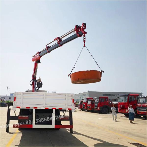 Factory Direct Sales   10 Tons  Truck-mounted Crane     Lorry Loading  Crane      Folding Crane