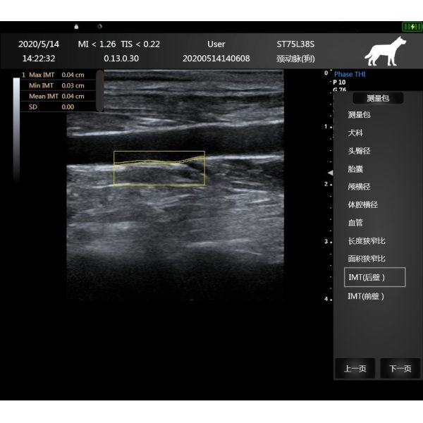 15'' LCD Portable Veterinary Ultrasound Machine 2D Gray Scale Imaging