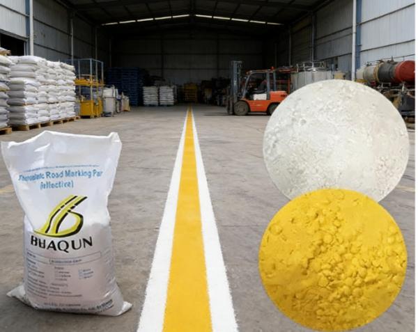 Durable Thermoplastic Road Marking Paint with Temperature Resistance from -20°C to 60°C, Ideal for Traffic Line Applications