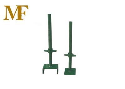 Material galvanizado ajustável do andaime de BS1139 Jack Bases And Base Plates