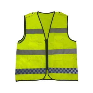 Customized Reflective Safety Vests Fabric High Visibility Apparel
