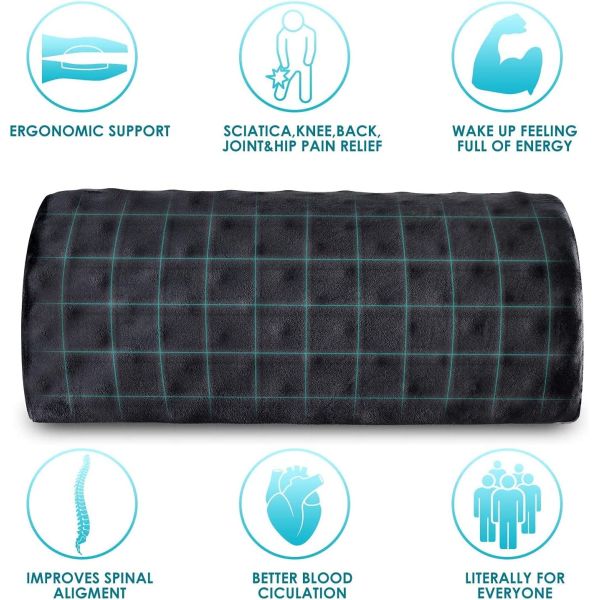 Take Your Camping Comfort to the Next Level with D-Shape Woven Foot Rest Cushion