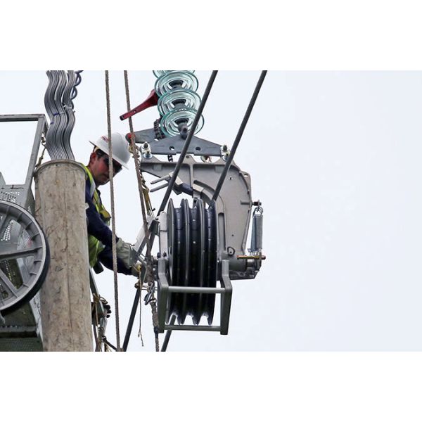 Bloco de poleia de condução de 660 mm de grande diâmetro com carga nominal de 5-20 kn