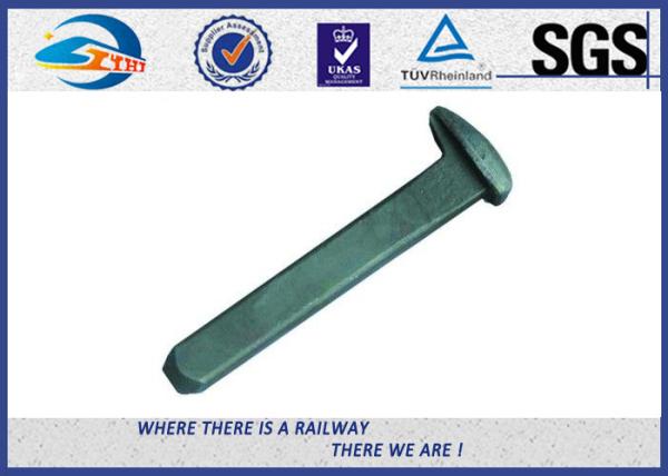 Carbon Steel  Railroad Track Spikes Screw Back Tree Spikes 4.8 Grade