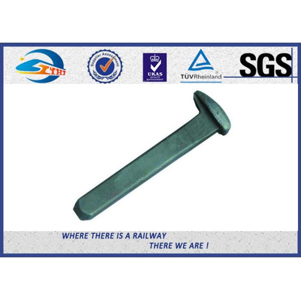 Q235 / 35# Railway Rail Sleeper Metric Screw St3.5 Track Spikes