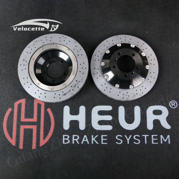 HEUR Porsche carbon ceramic brake discs For Boxster GTS(981) 3.4L Customize 380*28mm Rear Set