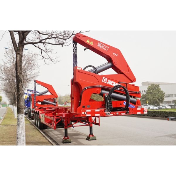 TITAN 37/40/45 Ton Sideloader Container Truck Trailer 40 Ft for Sale Manufacturer Steelbro