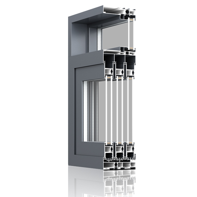 Apartment Or Hotel Aluminum Glass Sliding Window Thermal Insulation Modern Design