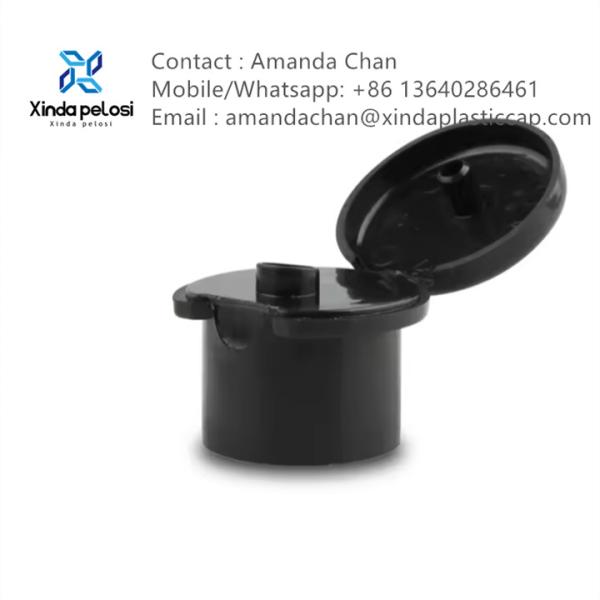 Fabrica de plástico parafusos lisos Flip Top Cap garrafa parafusos tampas para garrafa de shampoo
