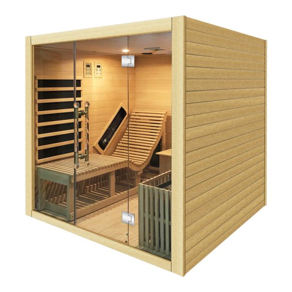Traditional Style Traditional Steam Sauna Room Steamer Indoor Wooden Infrared Dry Sauna Room Traditional Sauna With Heater