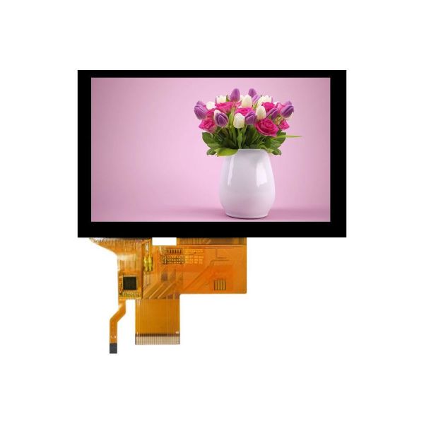 5 Inch TFT Touch Screen 350 Cd/M2 Display 800x480 RGB Interface Driver IC