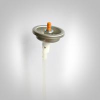 Tige orange fer-blanc de soupape de jet d'aérosol de 360 ​​degrés pour des bidons automatiques de soin