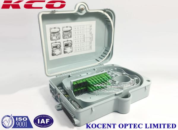 Small Fiber Optic Terminal Box , FTTH 24 Port  Fiber Optic Connection Box