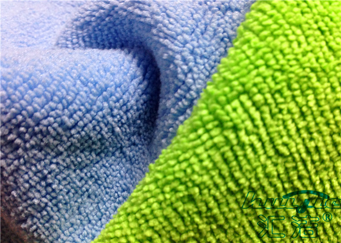 Желтый крен Microfiber Fabricin полиэфира для продукта чистки, противостатический