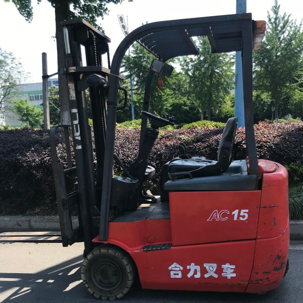 Carretilla elevadora eléctrica de batería Heli 3.5T 1.5 Ton 2 Ton 2.5 Ton 48 V de 2023