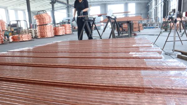 Pointed Head Copper Claded Undergrounding Rods for Easy Driving Installation