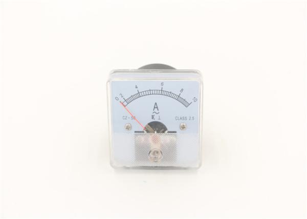 TBT Base Analog Panel Amp Meter Analog Ammeter Panel Mount Aluminum Alloy Surface