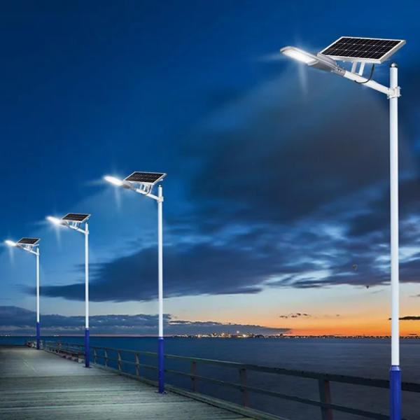 Remote Operated Smart Solar Street Light IP65 Water Proof Street Light For Paths