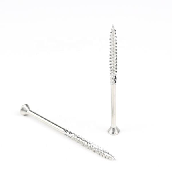 Wooden Ceiling Partition 3 Inch Flat Head Deck Screw with Phillips Cross Recess Drive