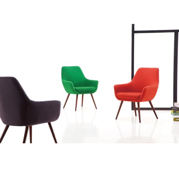 Современный совместный досуг бархатный кресло мягкая ткань