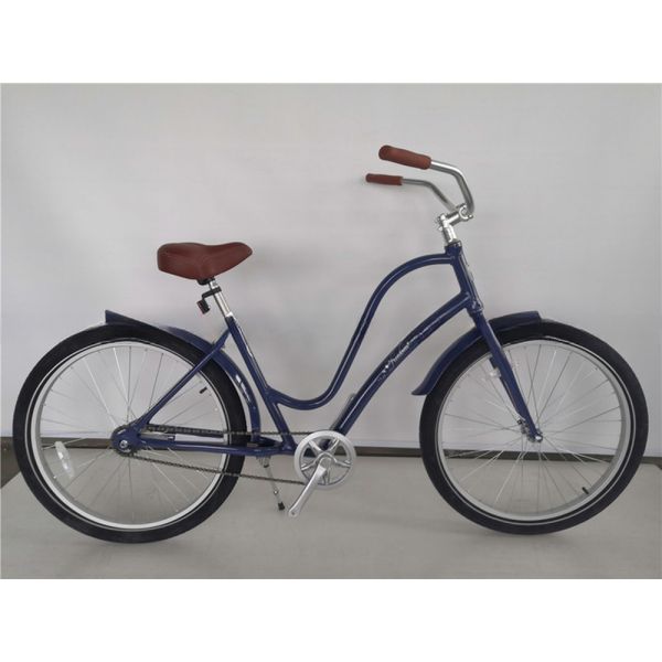 26x3 inch Unisex Step Through Aluminum Frame 3 Speed Beach Cruiser Bike for Rent in USA