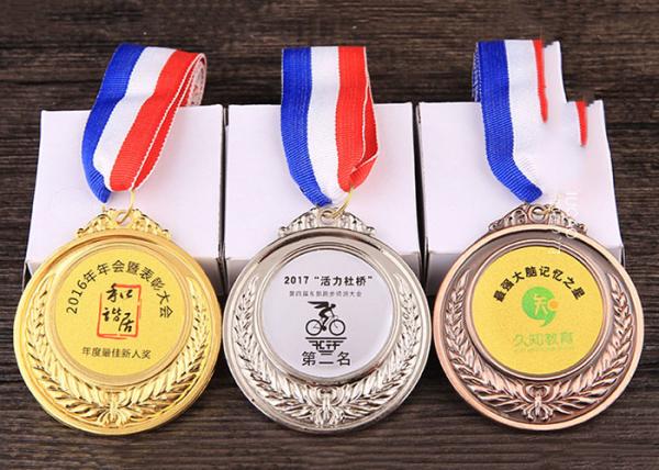 65mm Diameter Kids Metal Medals , Personalized Metal Sports Souvenirs