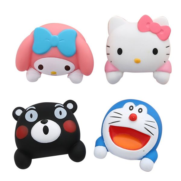 Kt Cat Мультипликационный переключатель крышка комната декор 3D наклейка переключателя на выходе наклейка на стену