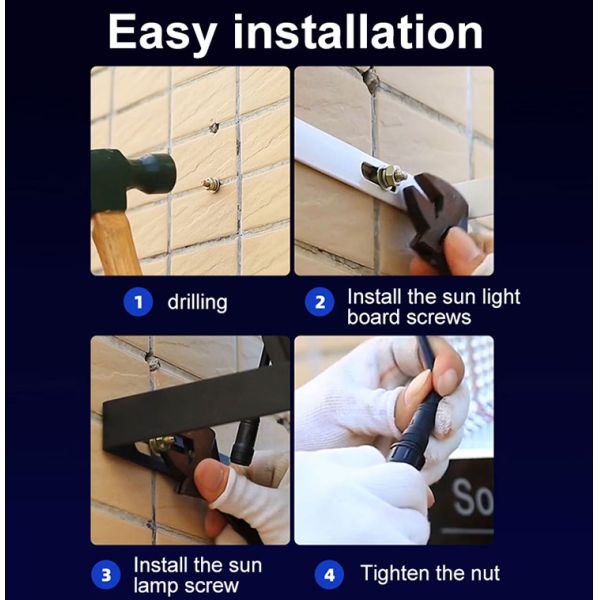 На открытом воздухе SMD2835 свет стены дистанционного управления СИД IP66 солнечный