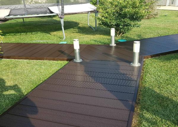 Hollow Wood Plastic Composite Products Corrosion Resistance Eco - Friendly