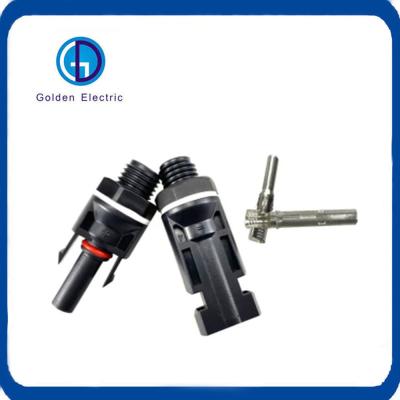 1000VDC PV004-P Solar Panel Cable Connectors Male Female Contact Resistance 5m