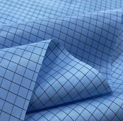 Cleanroom ESD Dust-proof Fabric, Twill Weave, Anti-static & Breathable, Supplied in 150m Rolls