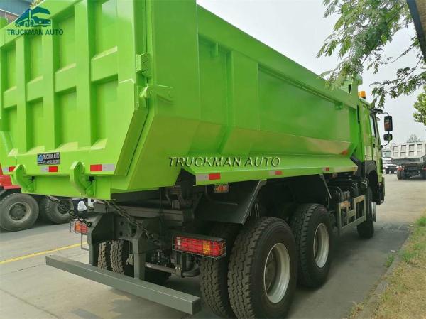 U Shape Bucket 10 Wheel SINOTRUK HOWO Tipper Truck With Tubeless Tire