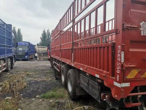 Used 2016 Cummins 350HP Foton Cargo Box Trailer Truck 12 Speed